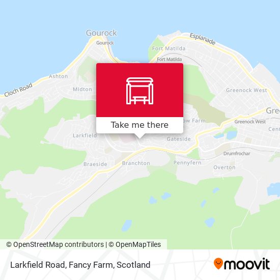 Larkfield Road, Fancy Farm map