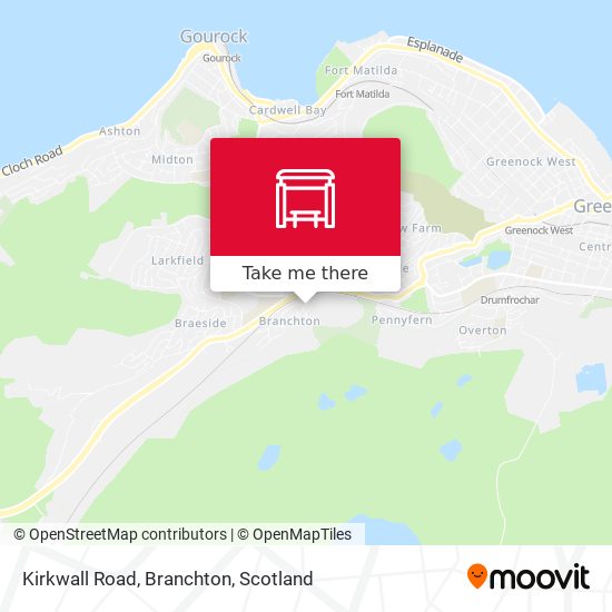 Kirkwall Road, Branchton map