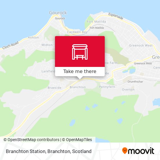 Branchton Station, Branchton map