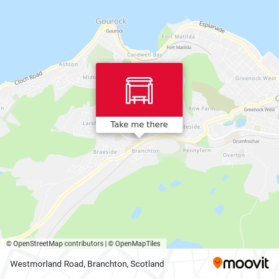 Westmorland Road, Branchton map