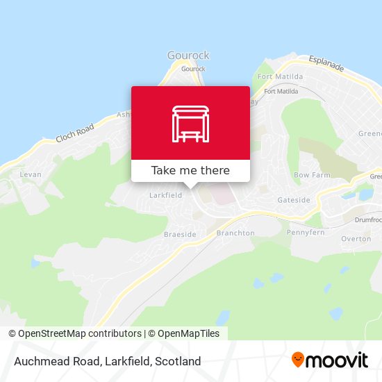 Auchmead Road, Larkfield map