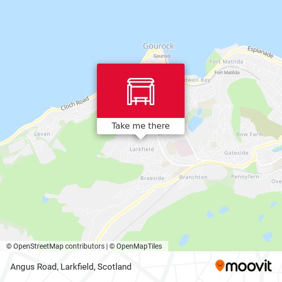 Angus Road, Larkfield map