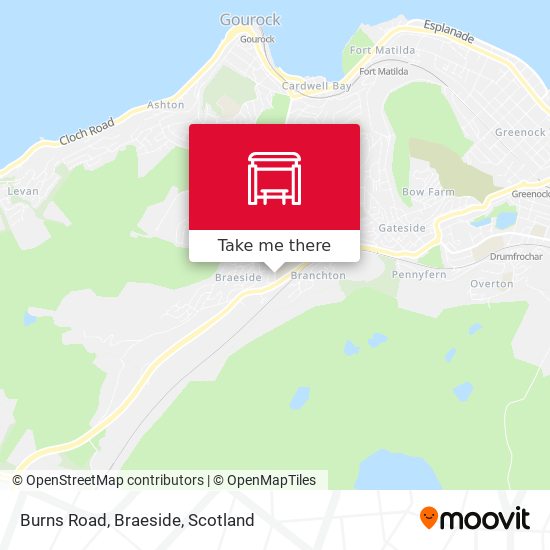Burns Road, Braeside map