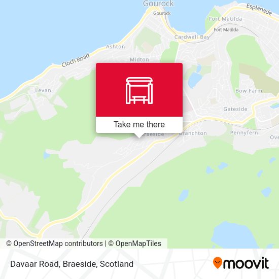 Davaar Road, Braeside map