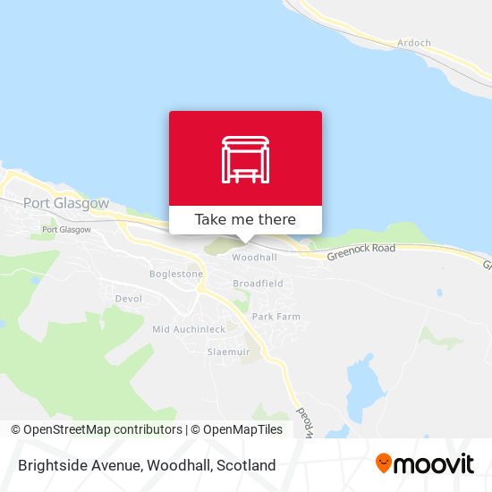 Brightside Avenue, Woodhall map