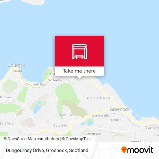 Dungourney Drive, Greenock map