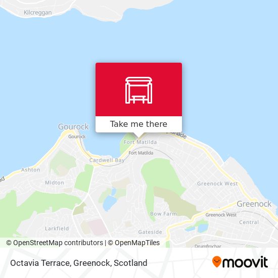 Octavia Terrace, Greenock map