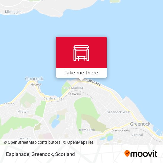 Esplanade, Greenock map
