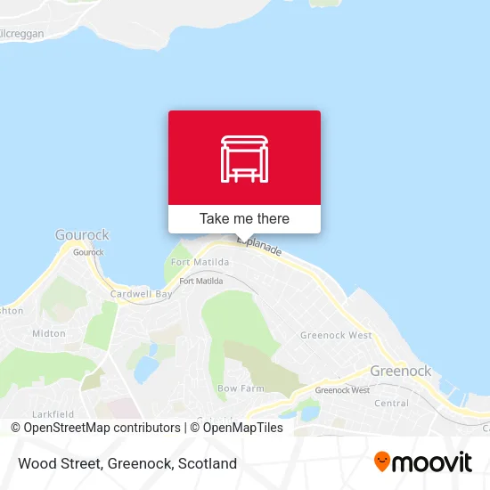 Wood Street, Greenock map