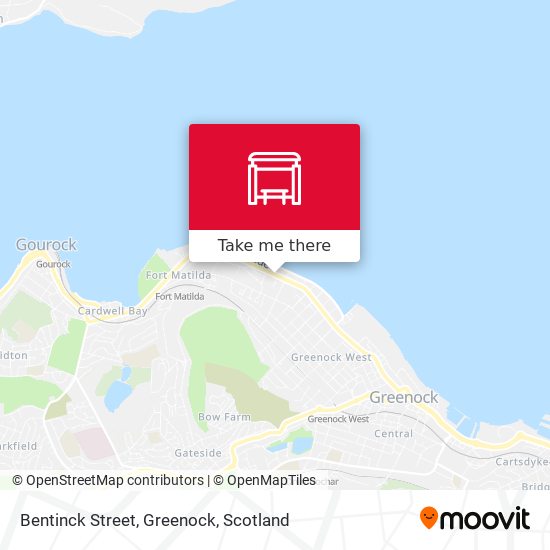 Bentinck Street, Greenock map