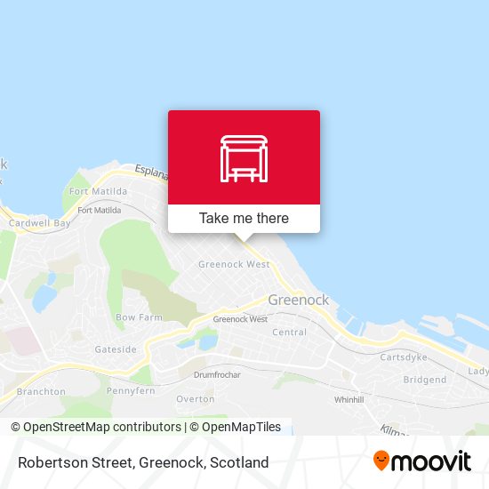 Robertson Street, Greenock map