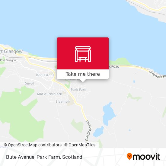 Bute Avenue, Park Farm map