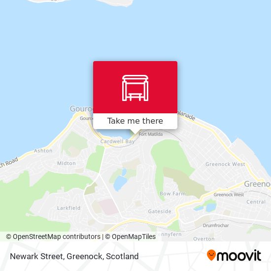 Newark Street, Greenock map