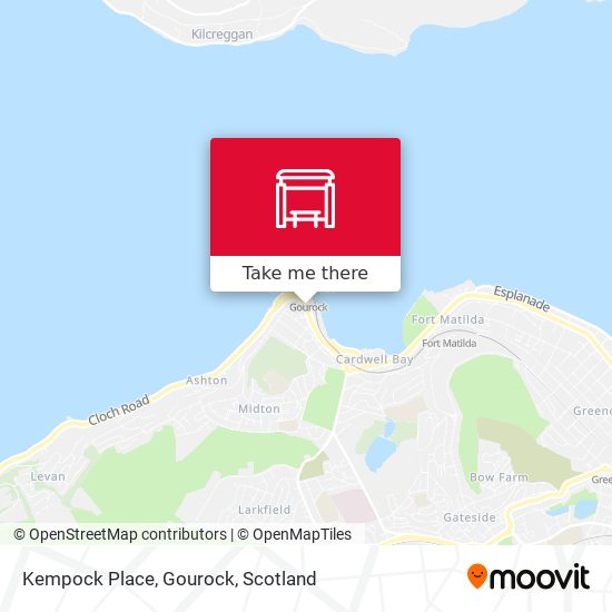 Kempock Place, Gourock map