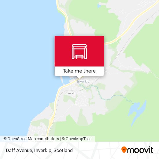 Daff Avenue, Inverkip map