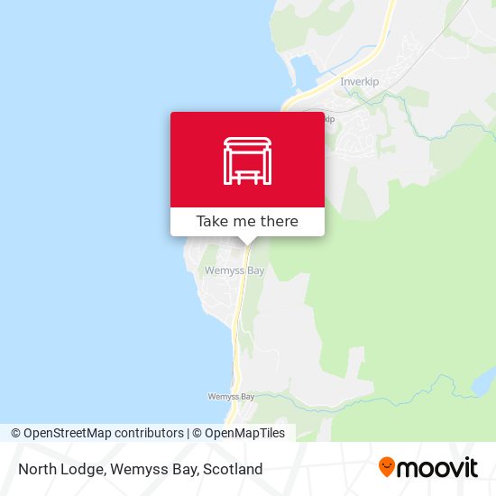 North Lodge, Wemyss Bay map