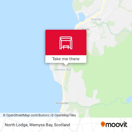 North Lodge, Wemyss Bay map
