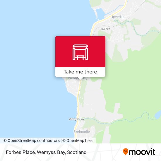 Forbes Place, Wemyss Bay map