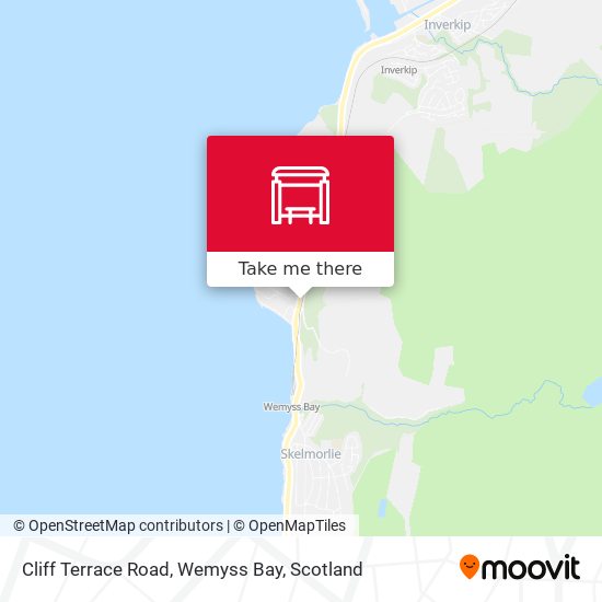 Cliff Terrace Road, Wemyss Bay map