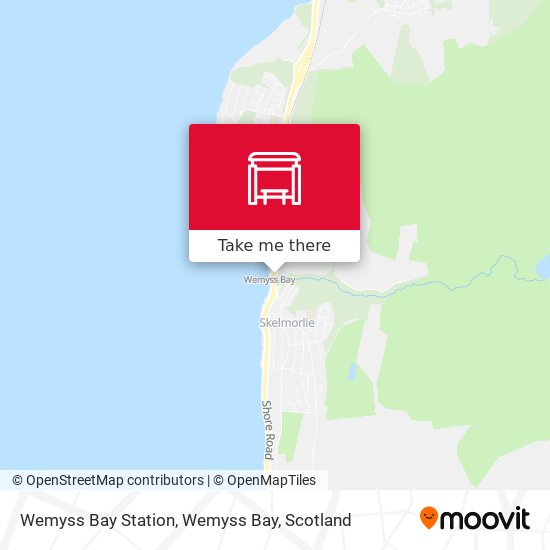 Wemyss Bay Station, Wemyss Bay map