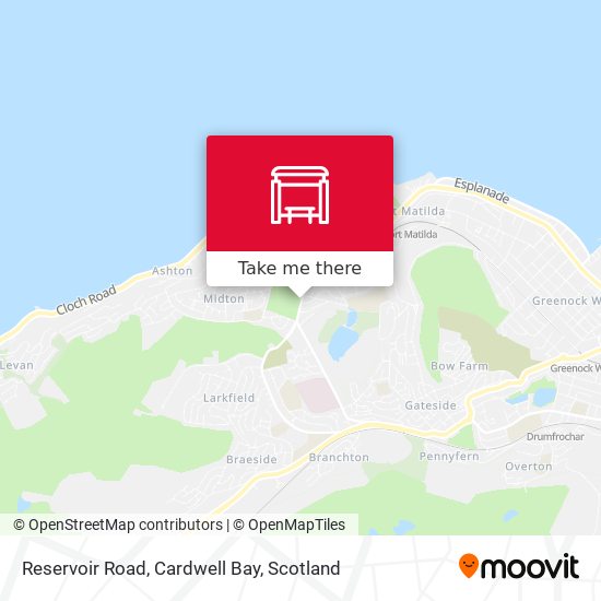 Reservoir Road, Cardwell Bay map