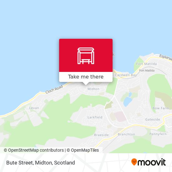 Bute Street, Midton map