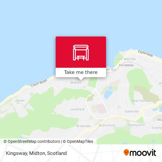 Kingsway, Midton map