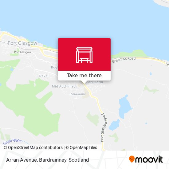 Arran Avenue, Bardrainney map