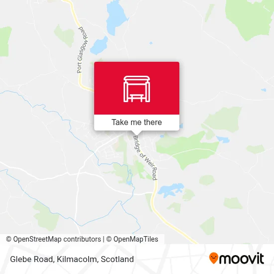 Glebe Road, Kilmacolm map