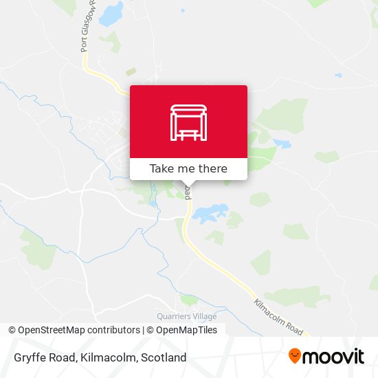Gryffe Road, Kilmacolm map