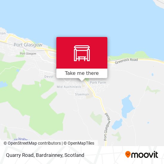 Quarry Road, Bardrainney map