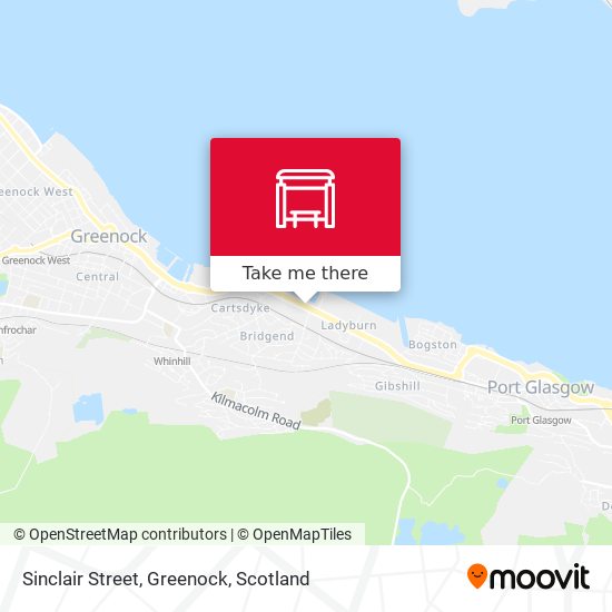Sinclair Street, Greenock map