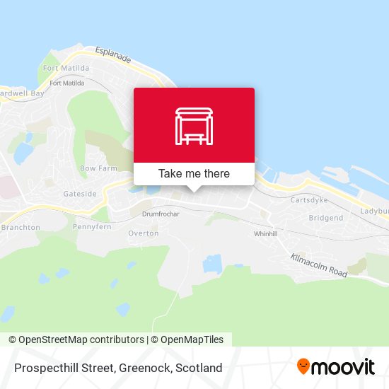 Prospecthill Street, Greenock map