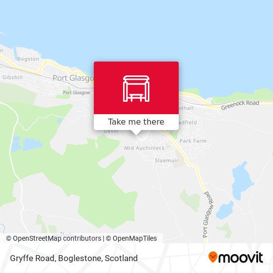 Gryffe Road, Boglestone map