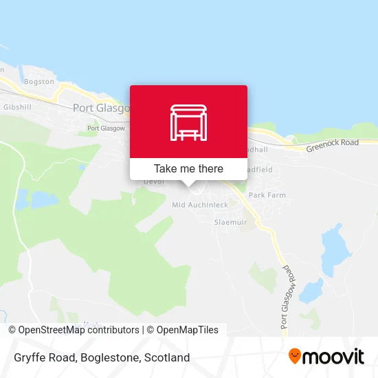 Gryffe Road, Boglestone map