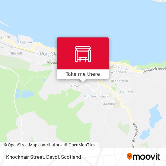 Knocknair Street, Devol map