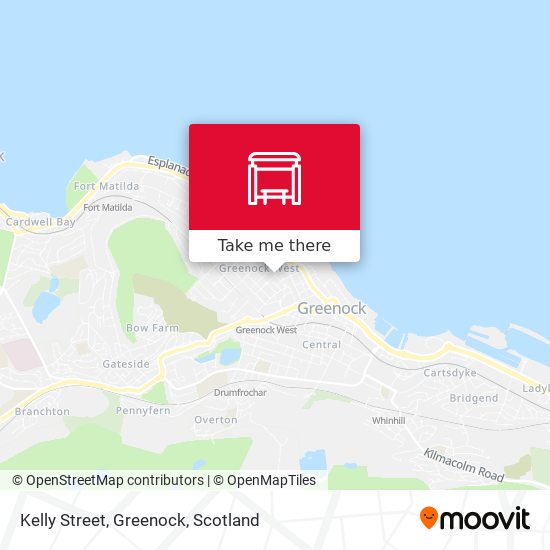 Kelly Street, Greenock map