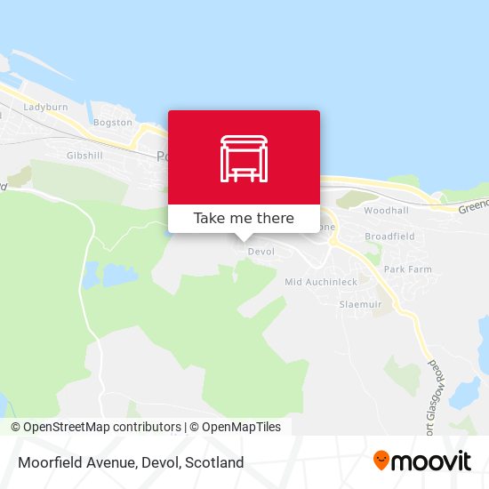 Moorfield Avenue, Devol map