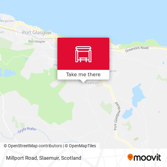 Millport Road, Slaemuir map