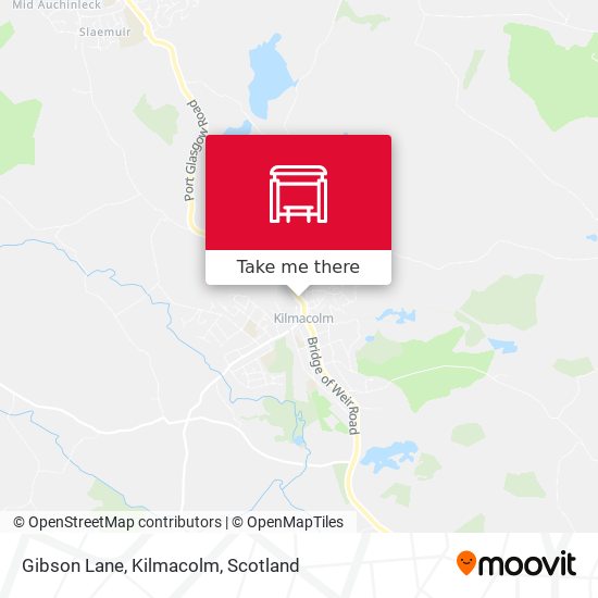 Gibson Lane, Kilmacolm map