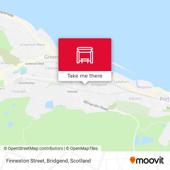 Finneston Street, Bridgend map