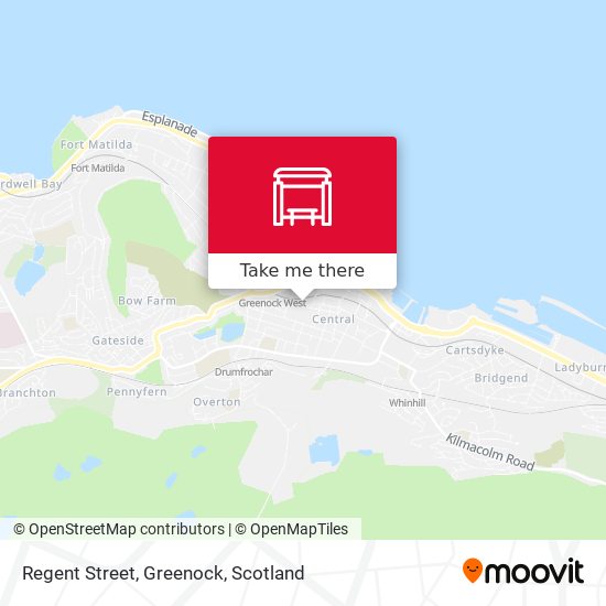 Regent Street, Greenock map