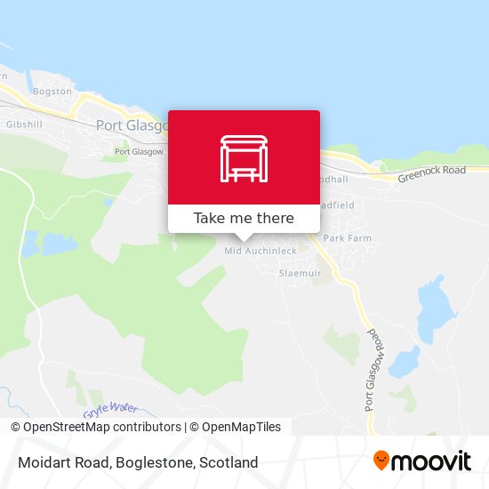 Moidart Road, Boglestone map