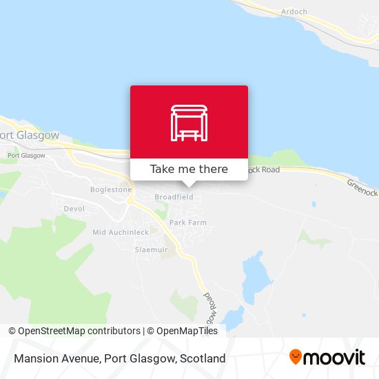 Mansion Avenue, Port Glasgow map