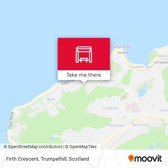 Firth Crescent, Trumpethill map