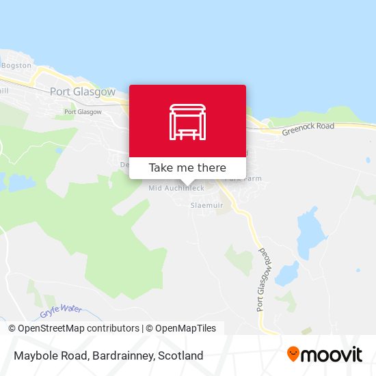 Maybole Road, Bardrainney map