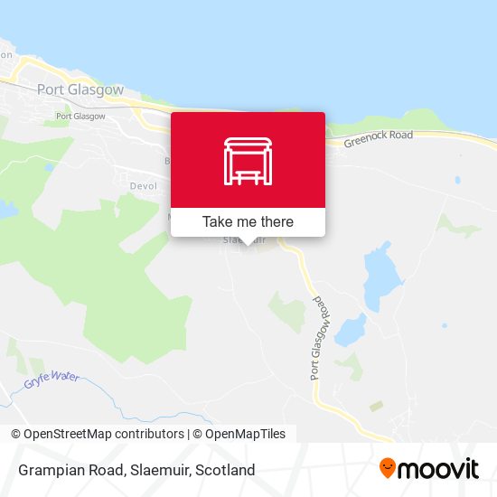 Grampian Road, Slaemuir map