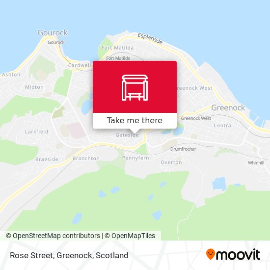 Rose Street, Greenock map