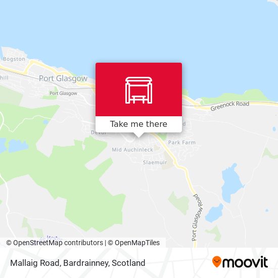 Mallaig Road, Bardrainney map