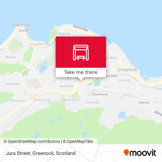 Jura Street, Greenock map